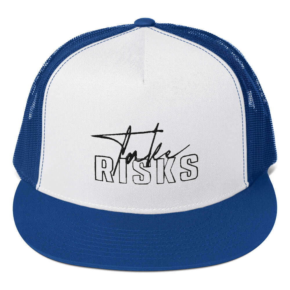 Take Risks Logo Classic Trucker Cap