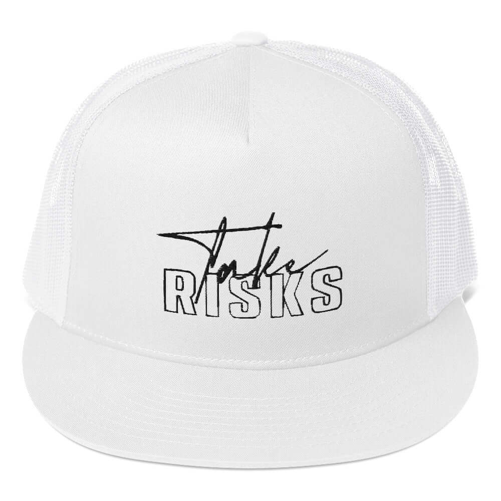 Take Risks Logo Classic Trucker Cap