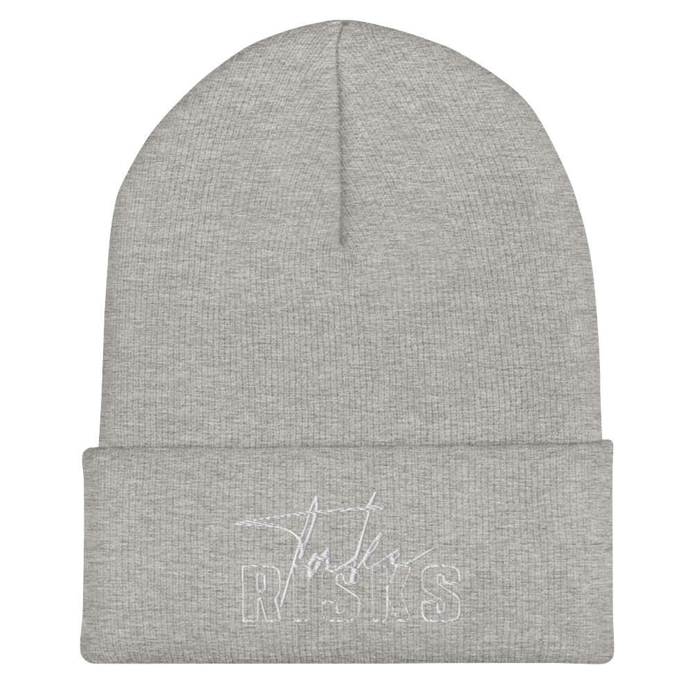 Take Risks Embroidered Beanie