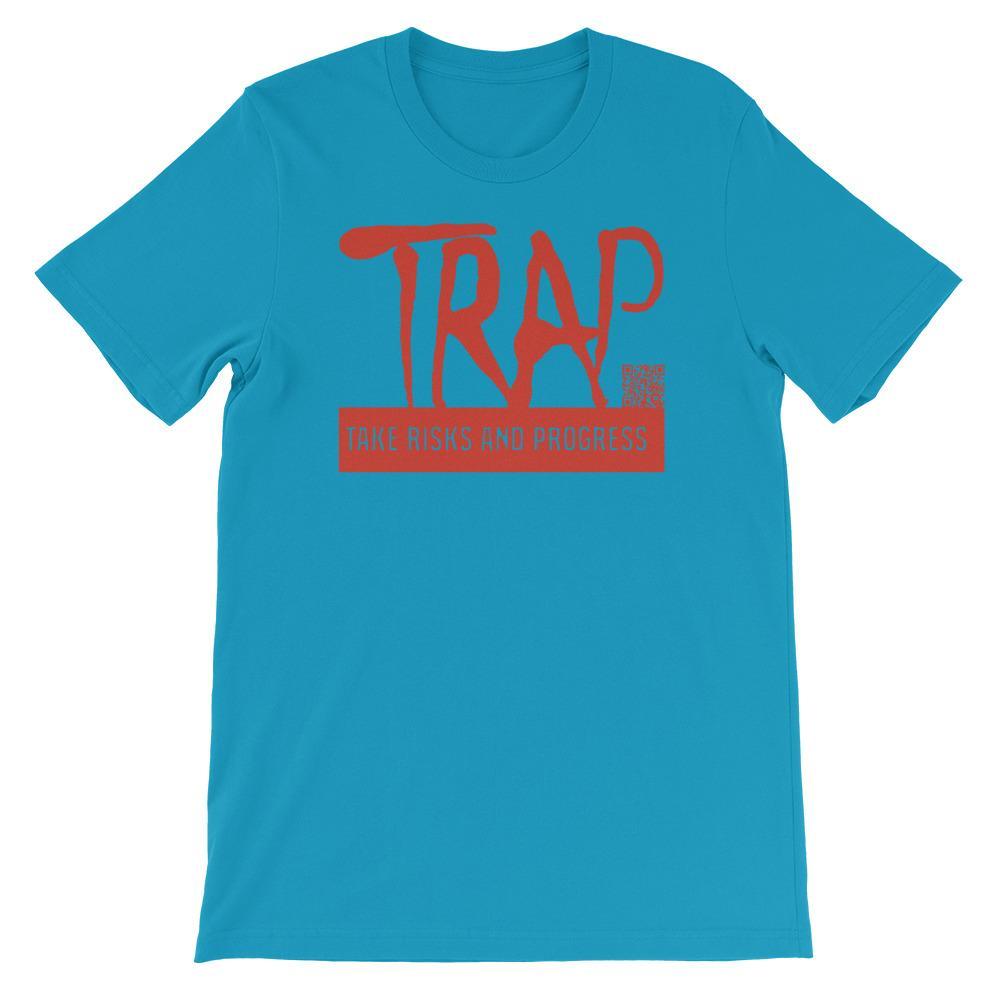 Take Risks And Progress Logo Tee (Red)