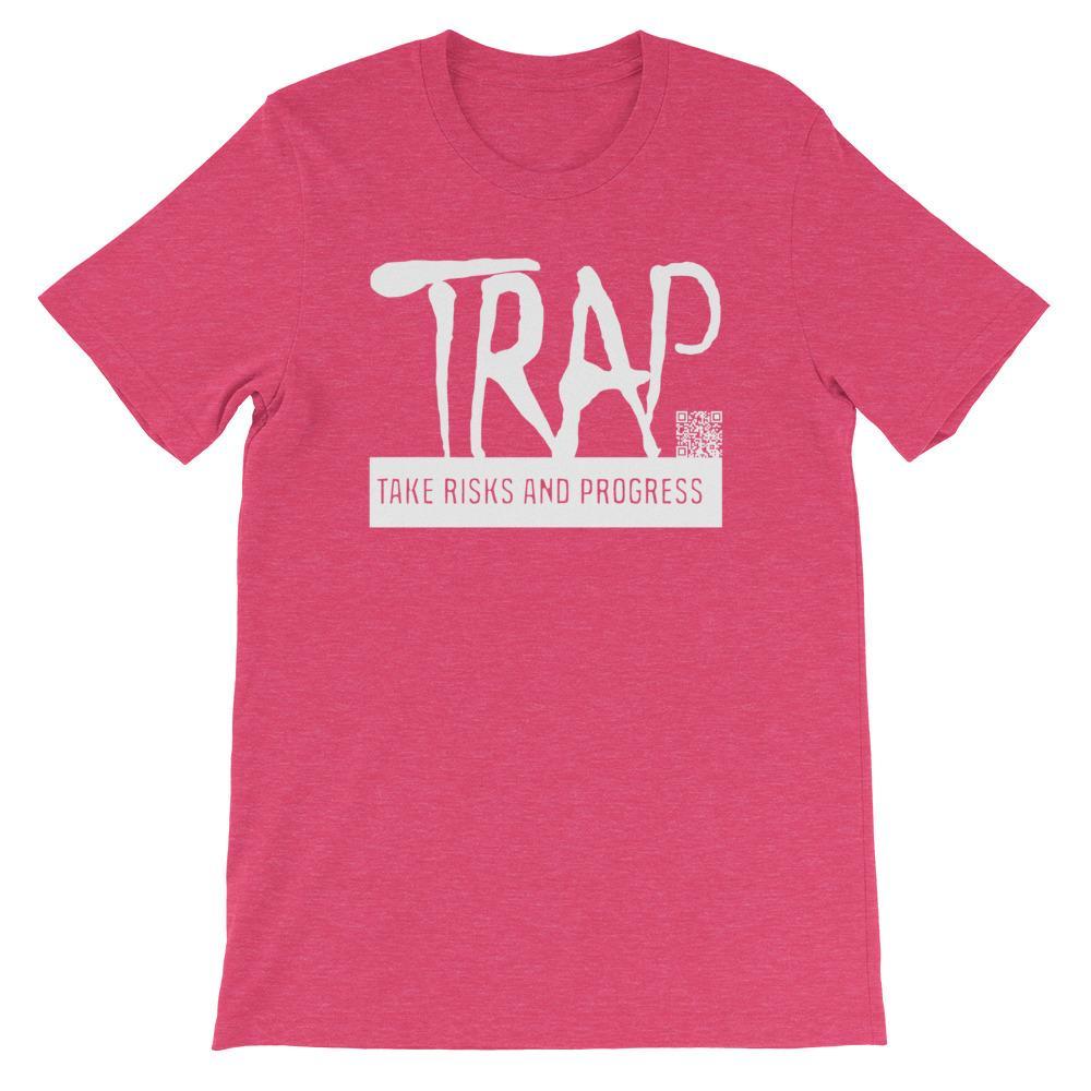 Take Risks And Progress Logo Tee (White)