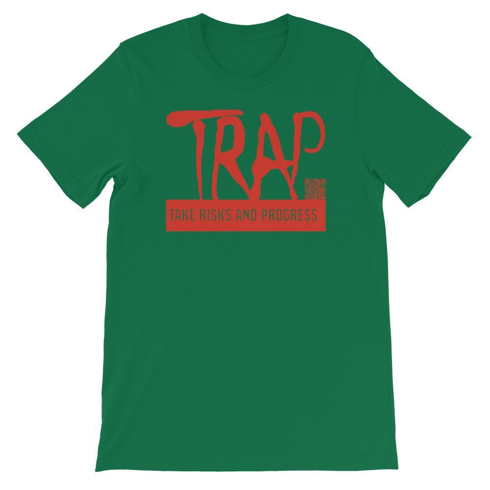 Take Risks And Progress Logo Tee (Red)