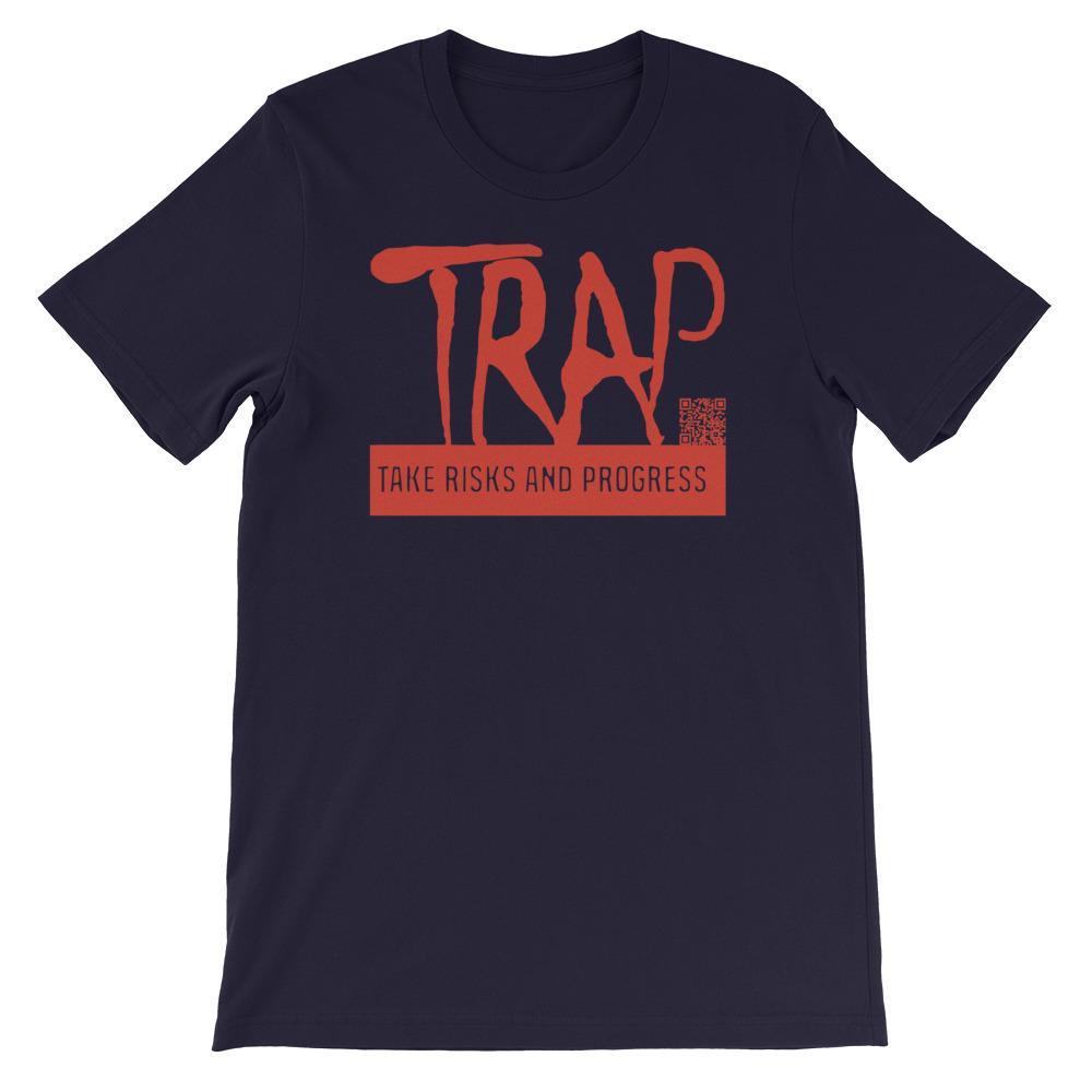 Take Risks And Progress Logo Tee (Red)