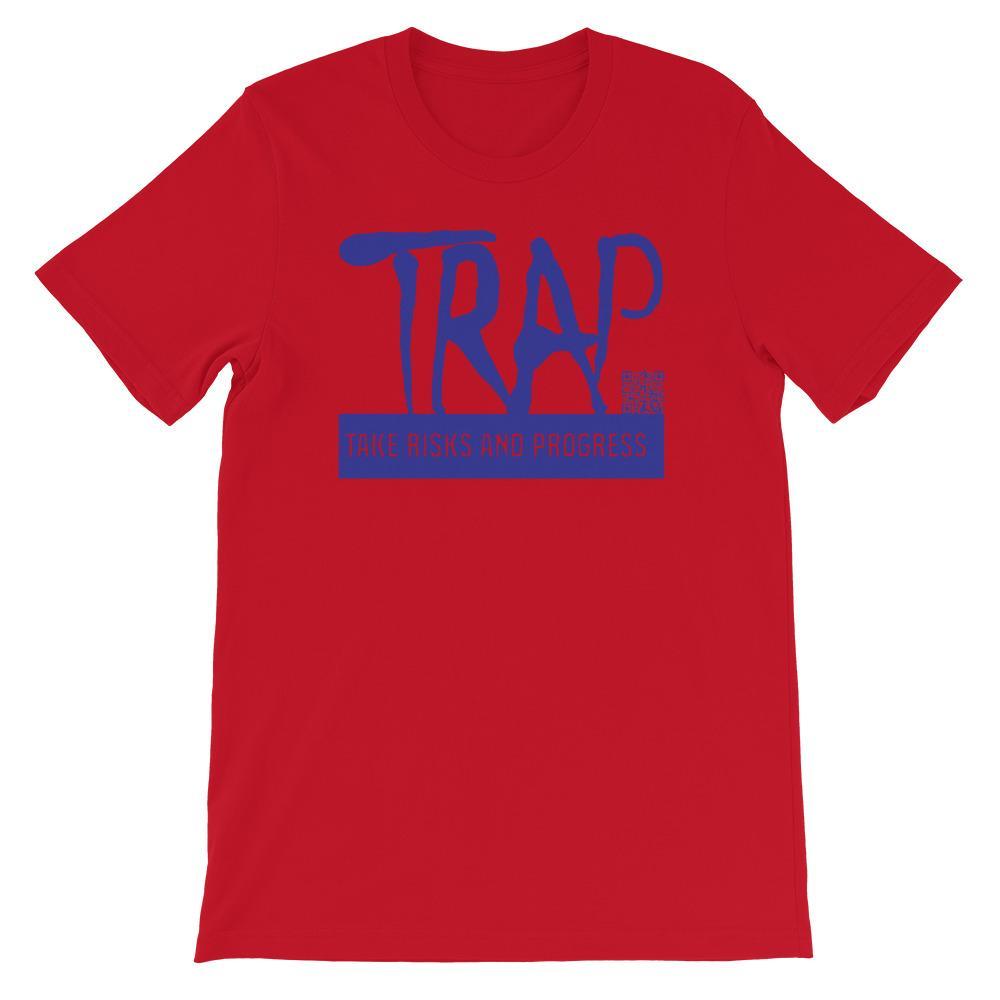 Take Risks And Progress Logo Tee (Blue)