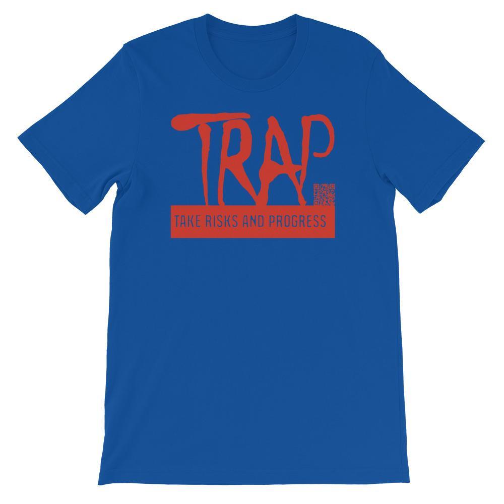 Take Risks And Progress Logo Tee (Red)