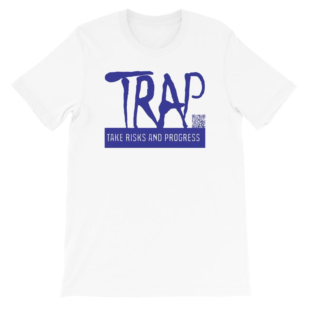 Take Risks And Progress Logo Tee (Blue)
