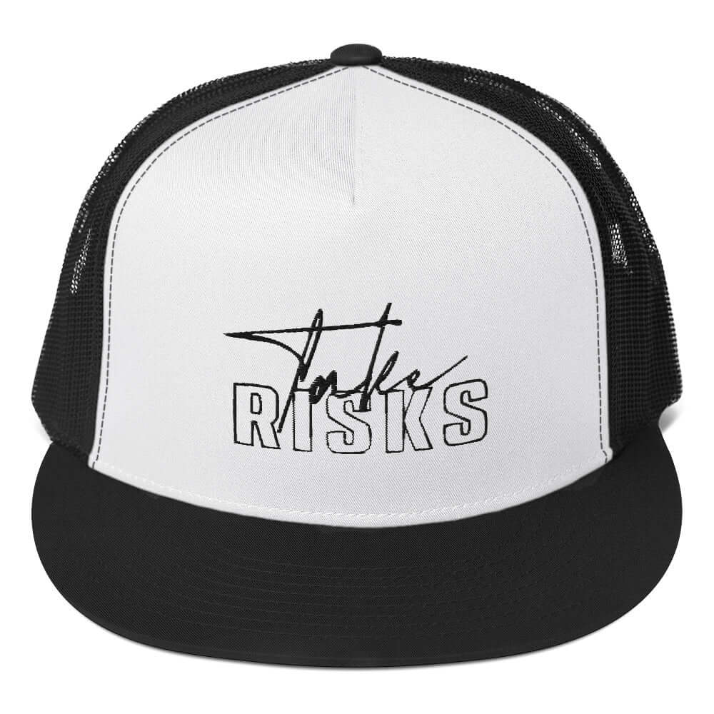 Take Risks Logo Classic Trucker Cap