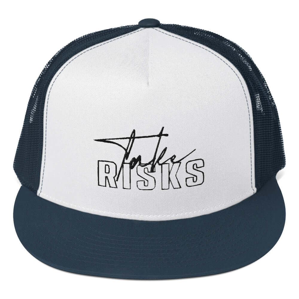 Take Risks Logo Classic Trucker Cap