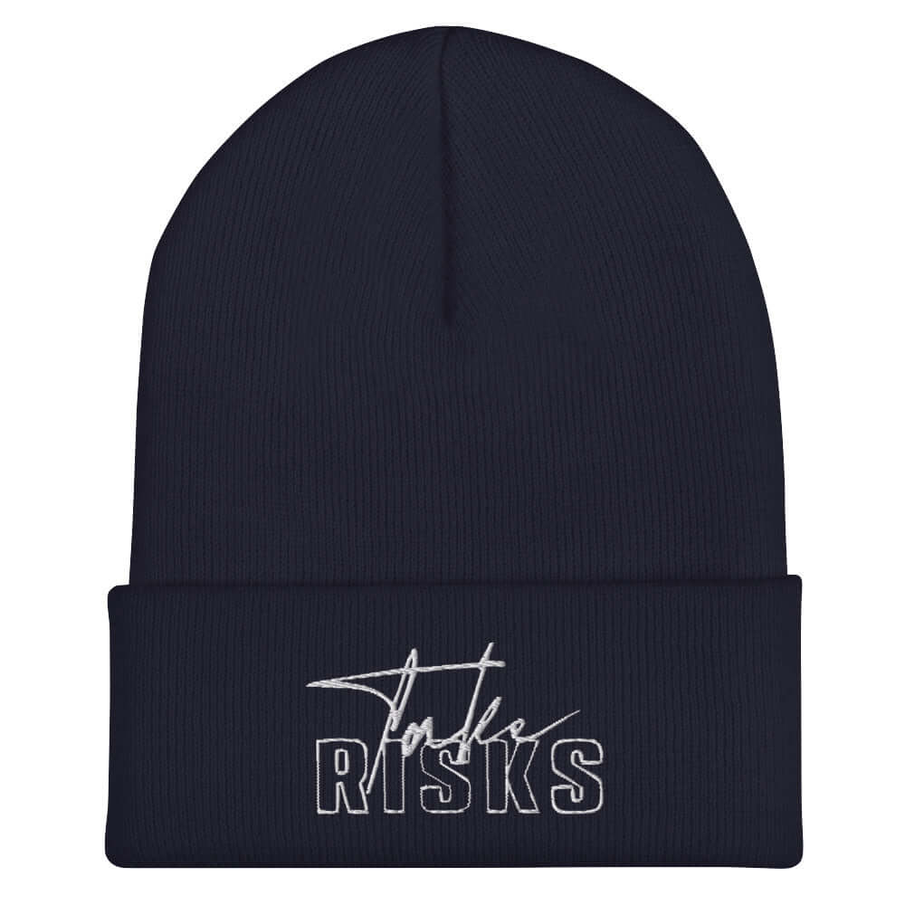 Take Risks Embroidered Beanie