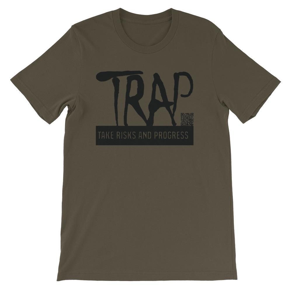 Take Risks And Progress Logo Tee (Black)