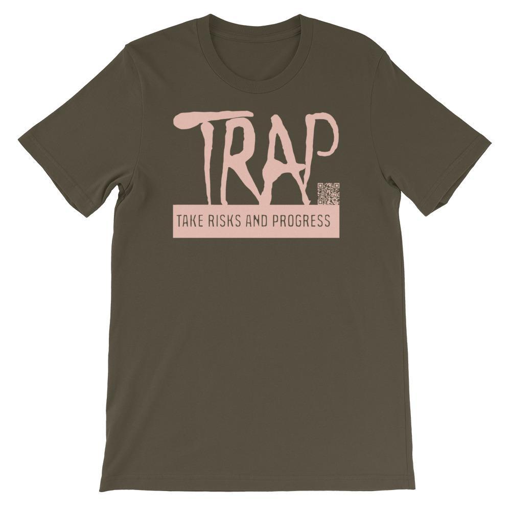Take Risks And Progress Logo Tee (Pink)