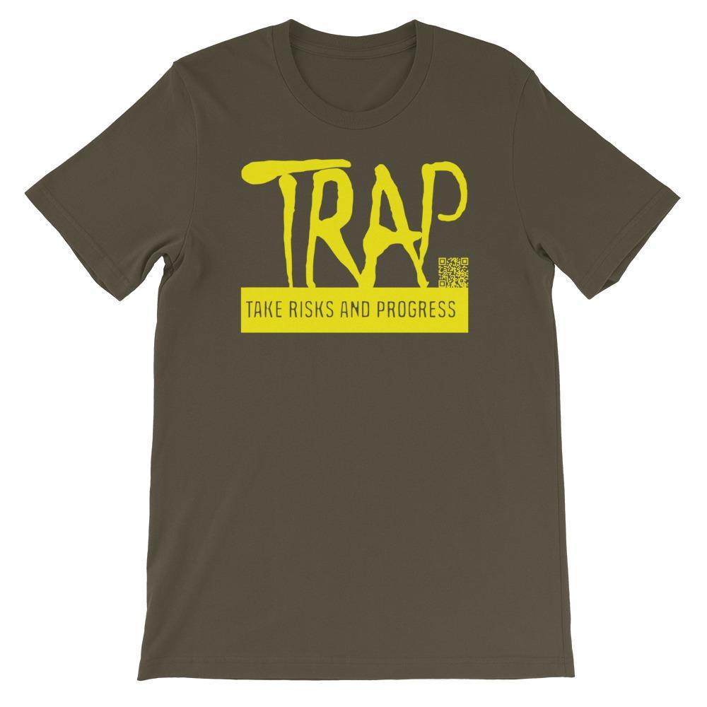 Take Risks And Progress Logo Tee (Yellow)
