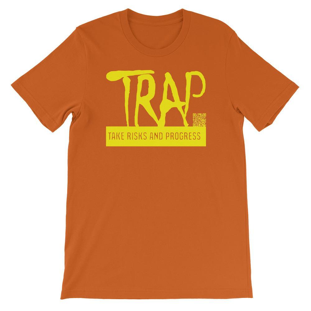 Take Risks And Progress Logo Tee (Yellow)