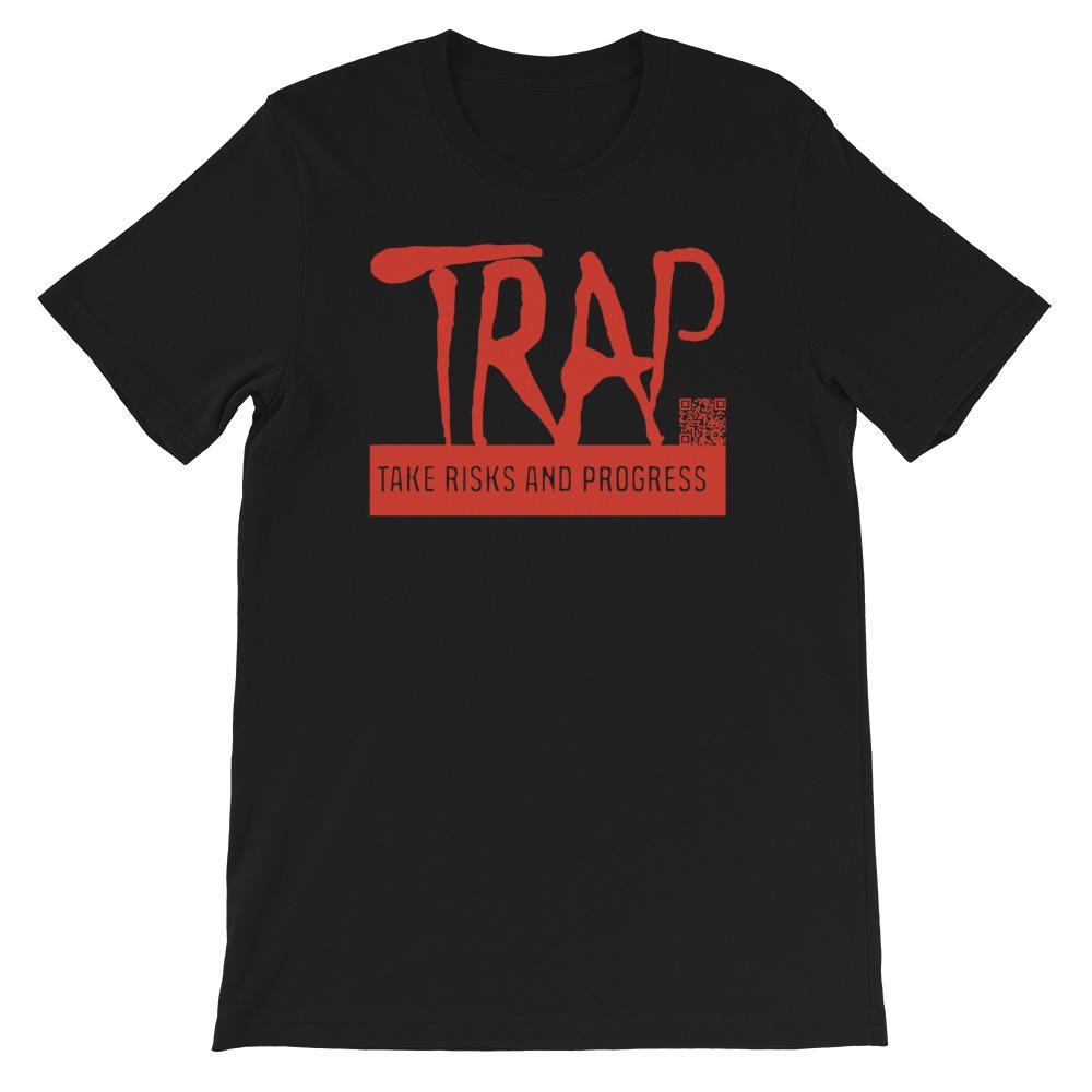 Take Risks And Progress Logo Tee (Red)