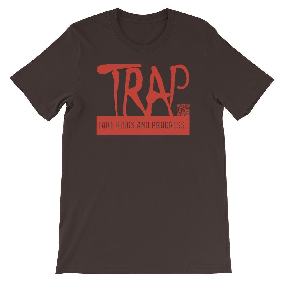Take Risks And Progress Logo Tee (Red)