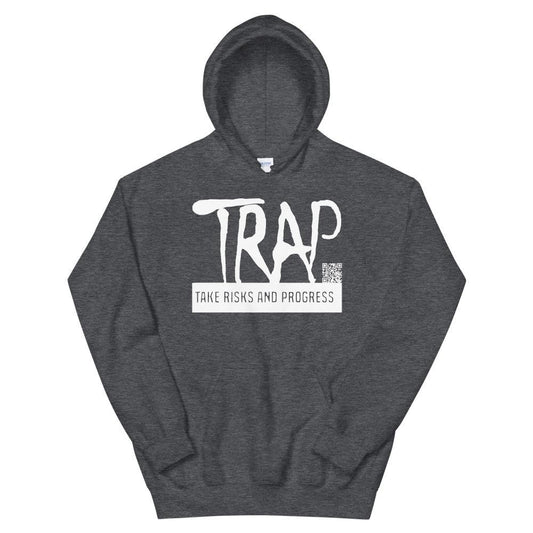 Take Risks And Progress Logo Hoodie (White)