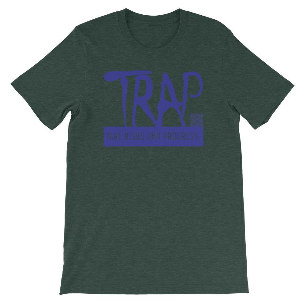 Take Risks And Progress Logo Tee (Blue)