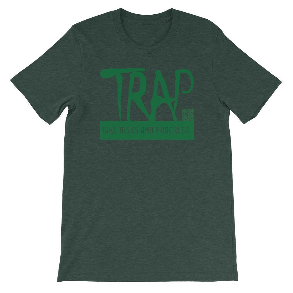 Take Risks And Progress Logo Tee (Green)