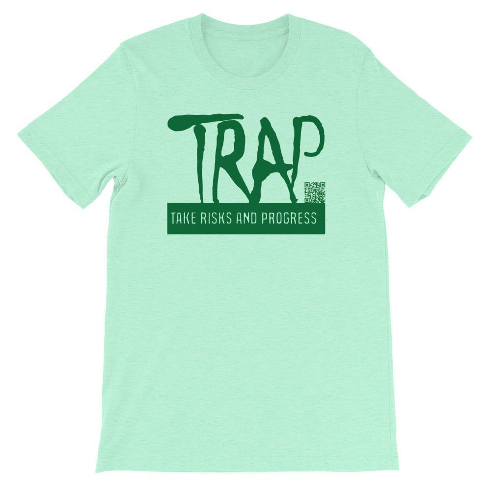 Take Risks And Progress Logo Tee (Green)