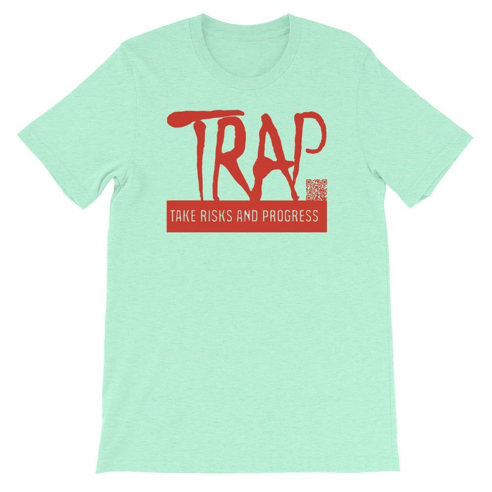 Take Risks And Progress Logo Tee (Red)