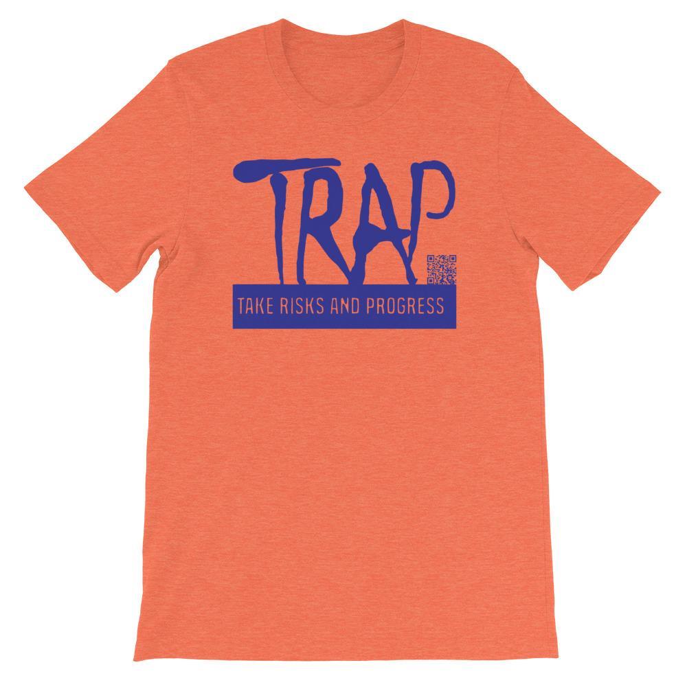 Take Risks And Progress Logo Tee (Blue)
