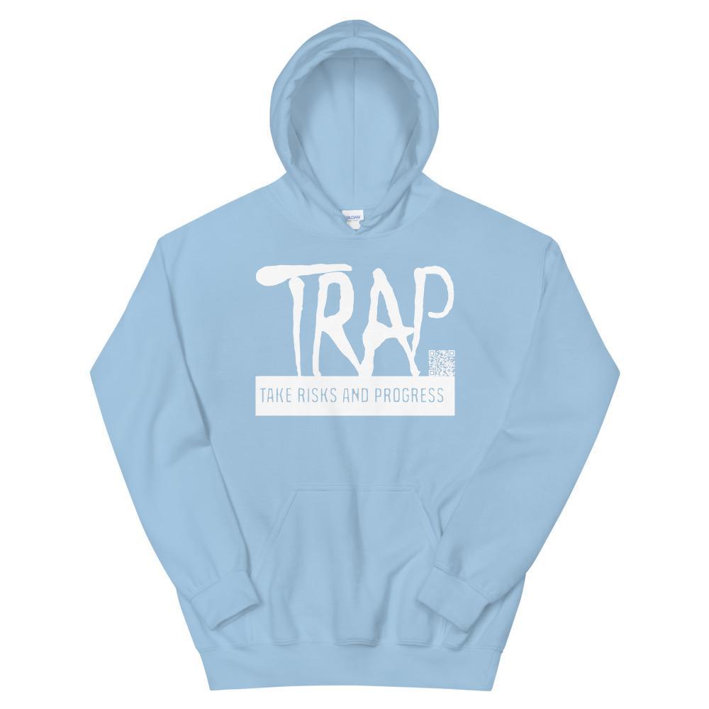 Take Risks And Progress Logo Hoodie (White)