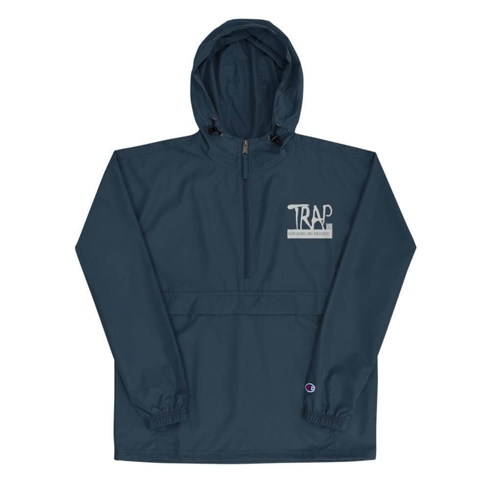 Embroidered TRAP Logo Packable Jacket