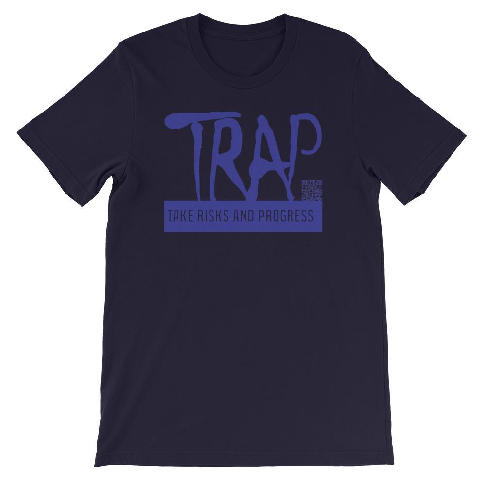 Take Risks And Progress Logo Tee (Blue)