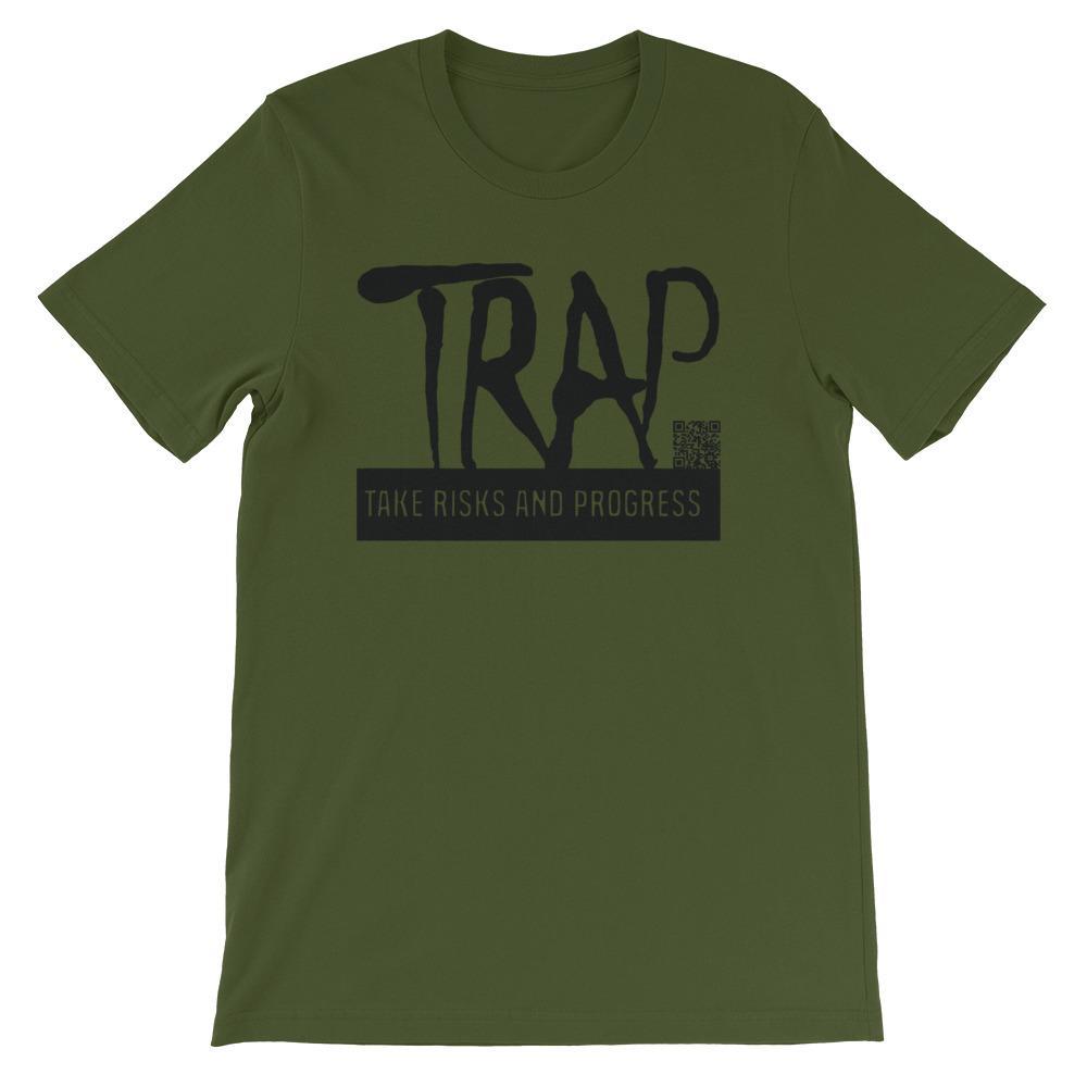 Take Risks And Progress Logo Tee (Black)