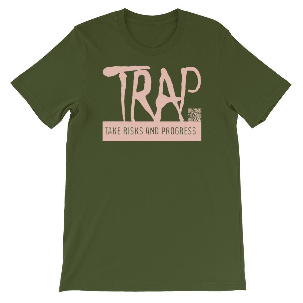 Take Risks And Progress Logo Tee (Pink)