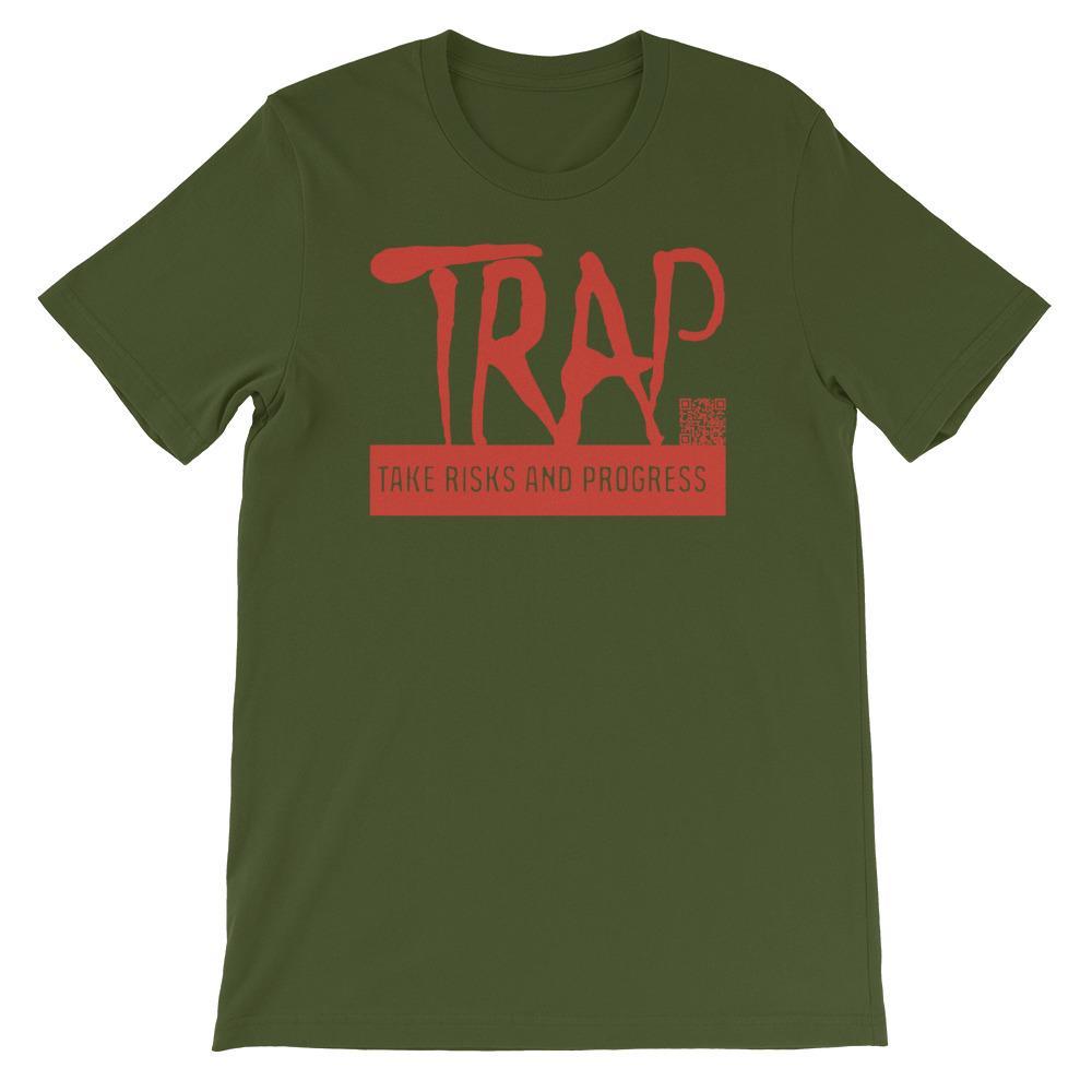 Take Risks And Progress Logo Tee (Red)