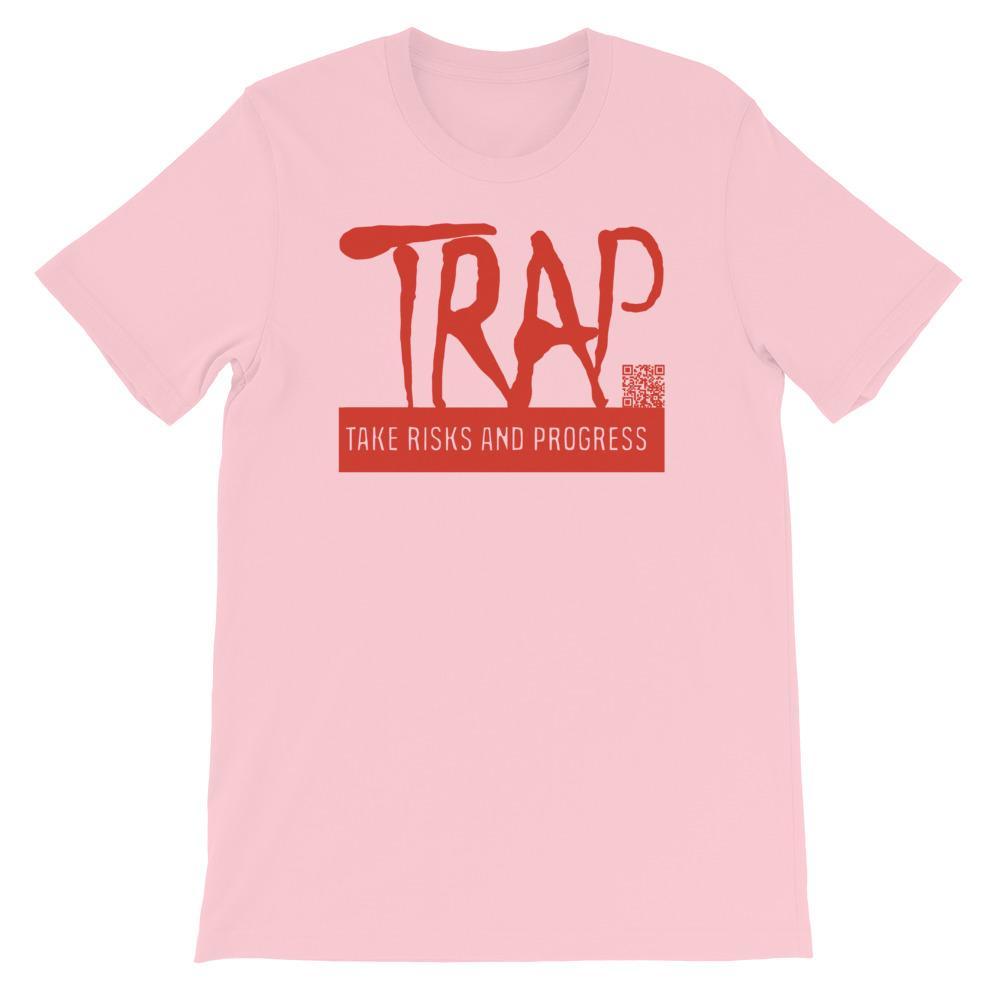 Take Risks And Progress Logo Tee (Red)