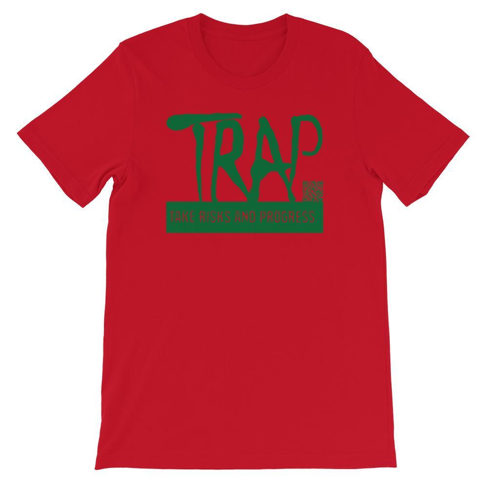Take Risks And Progress Logo Tee (Green)