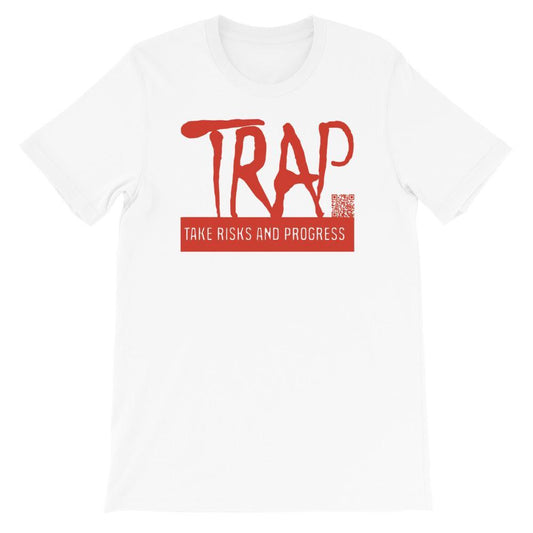 Take Risks And Progress Logo Tee (Red)