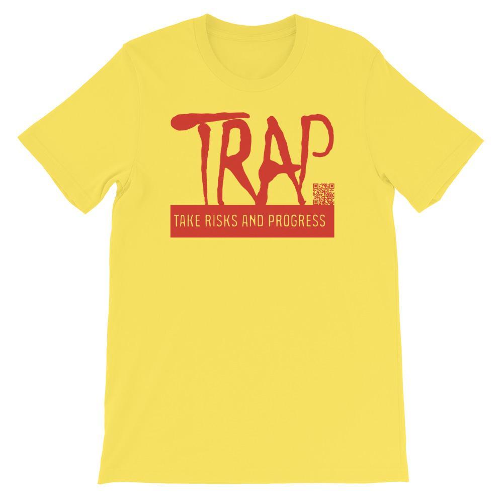 Take Risks And Progress Logo Tee (Red)