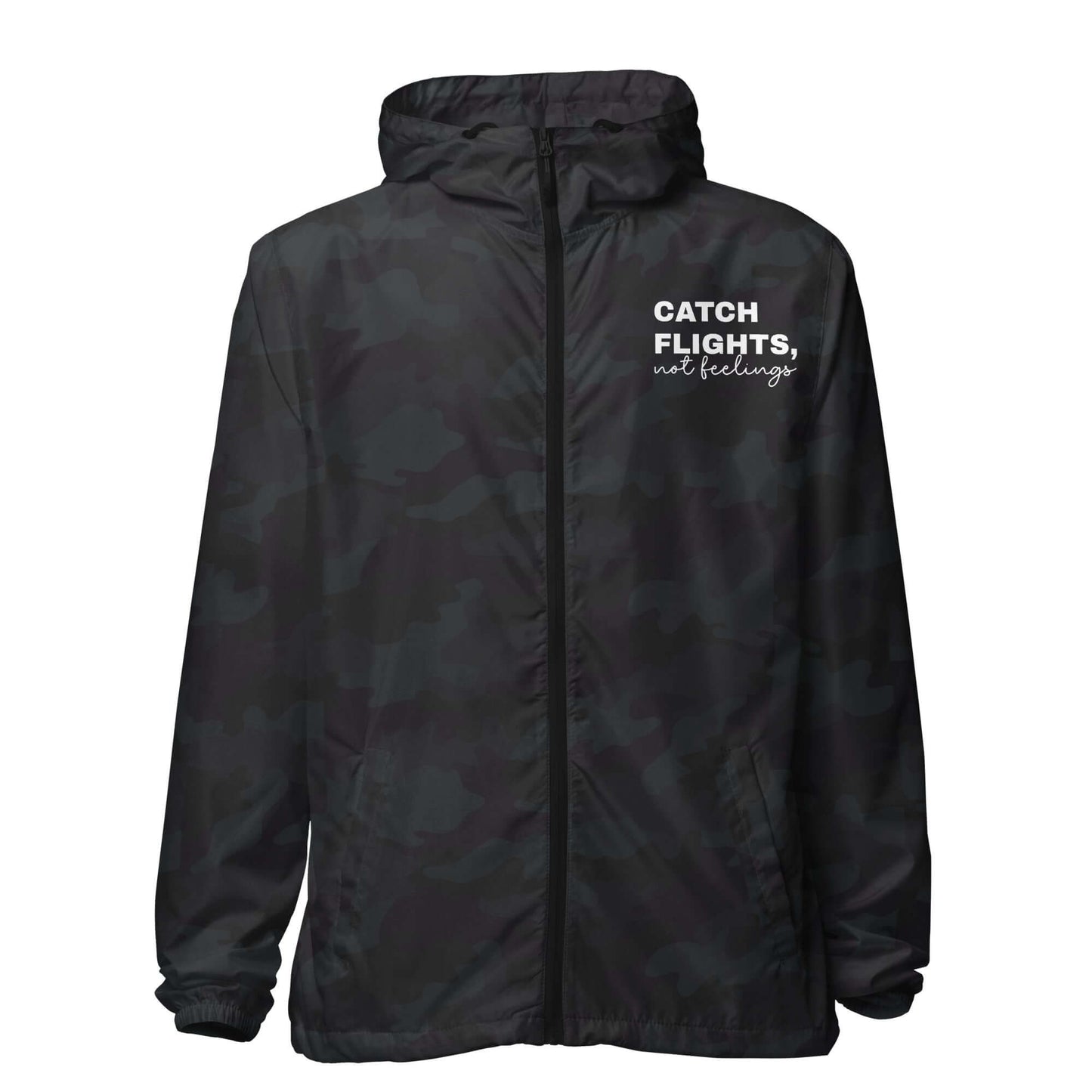 Catch Flights, Not Feelings Windbreaker